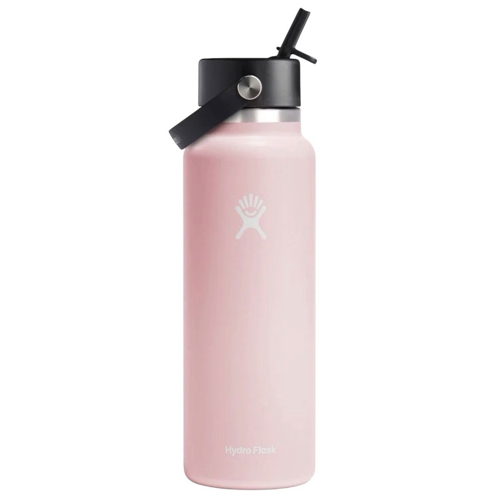 Hydro Flask 40oz Wide Mouth Flex Straw Bottle - Trillium (Pink)